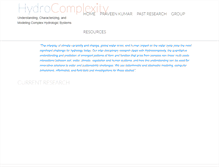 Tablet Screenshot of hydrocomplexity.net